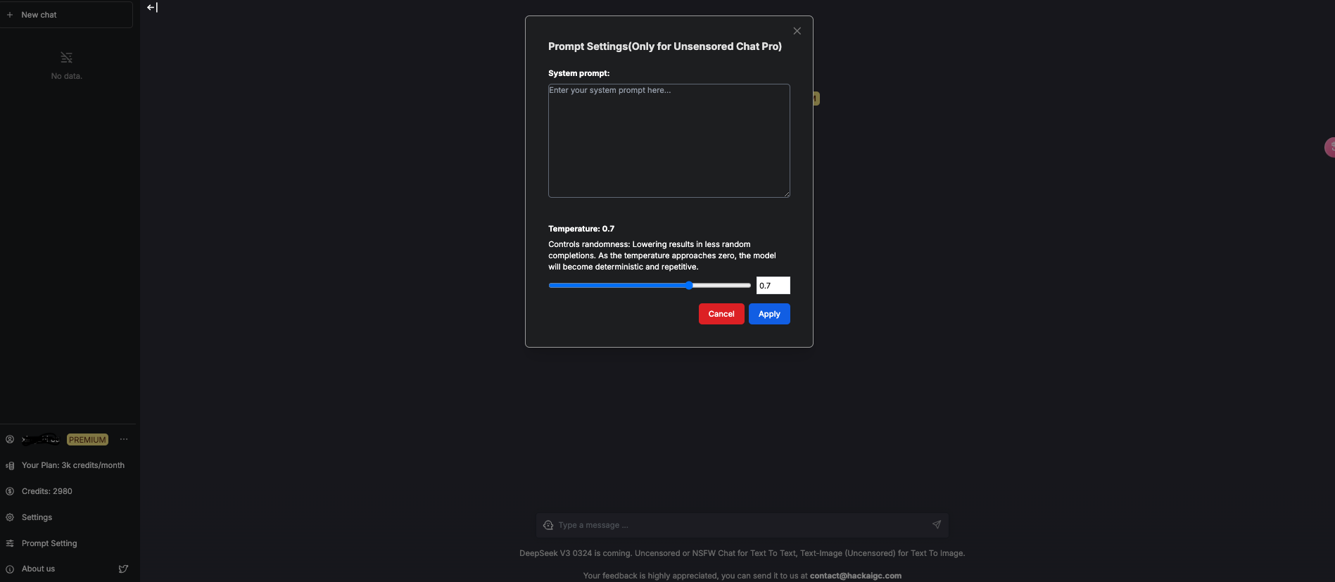 Uncensord AI Generate